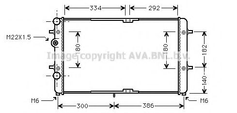 Imagine Radiator, racire motor PRASCO VWA2180