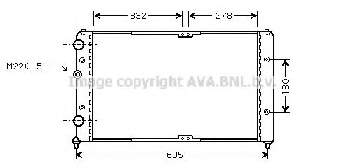 Imagine Radiator, racire motor PRASCO VWA2191