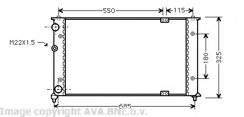 Imagine Radiator, racire motor PRASCO VWA2192