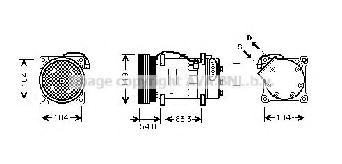 Imagine Compresor, climatizare PRASCO VWK281