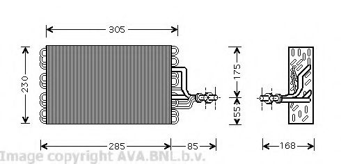 Imagine evaporator,aer conditionat PRASCO VWV077