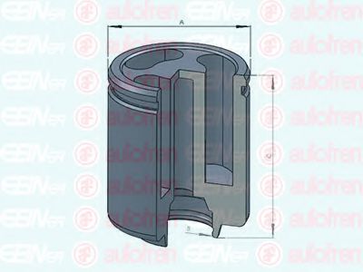 Imagine Piston, etrier frana AUTOFREN SEINSA D025234