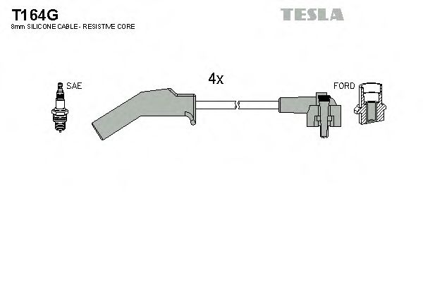 Imagine Set cablaj aprinder TESLA T164G