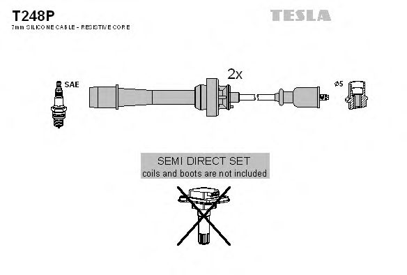 Imagine Set cablaj aprinder TESLA T248P