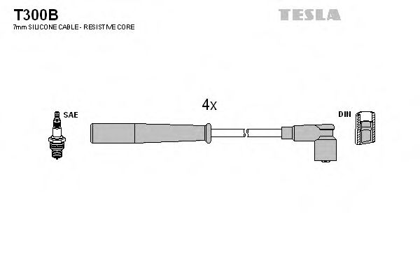 Imagine Set cablaj aprinder TESLA T300B