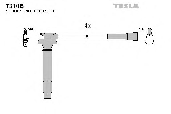 Imagine Set cablaj aprinder TESLA T310B