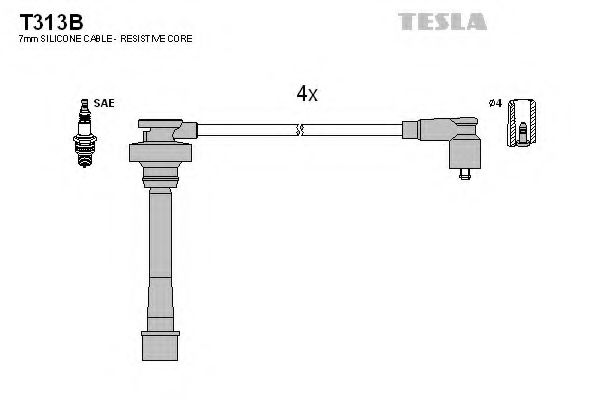 Imagine Set cablaj aprinder TESLA T313B