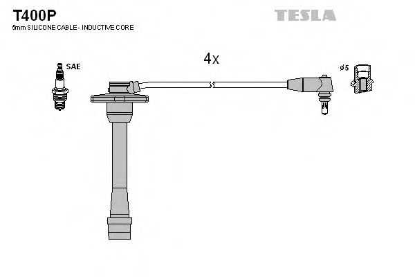 Imagine Set cablaj aprinder TESLA T400P