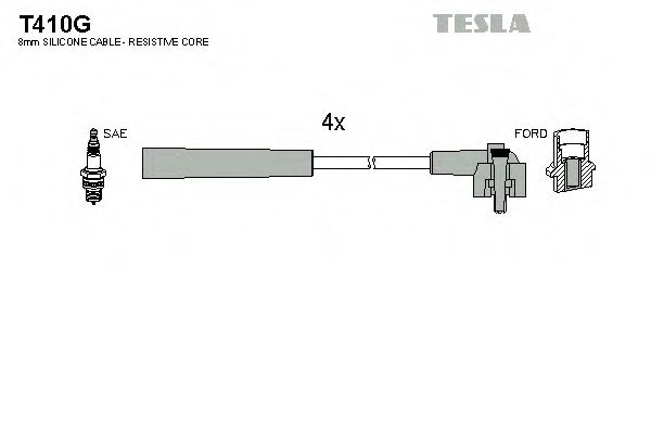 Imagine Set cablaj aprinder TESLA T410G