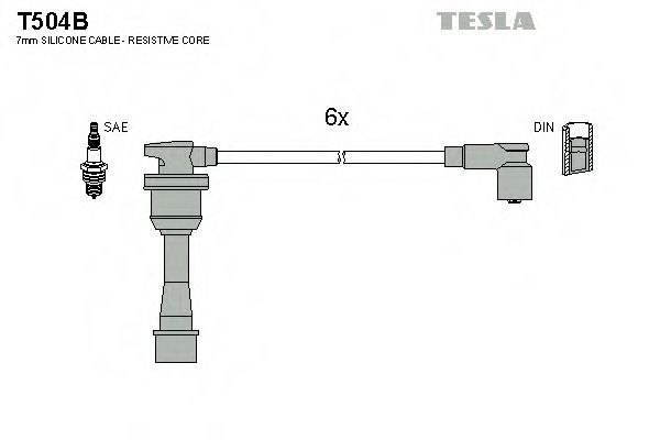 Imagine Set cablaj aprinder TESLA T504B