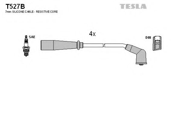 Imagine Set cablaj aprinder TESLA T527B