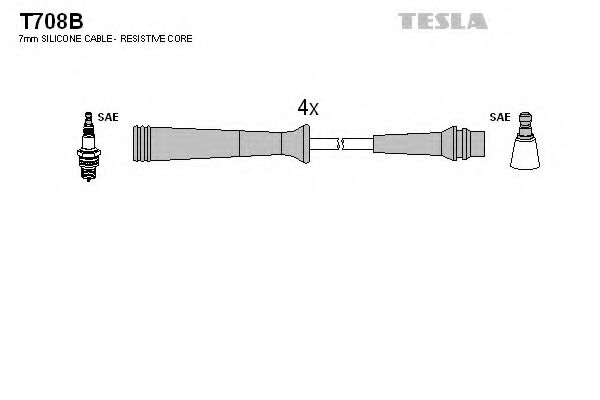 Imagine Set cablaj aprinder TESLA T708B