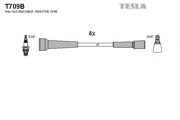 Imagine Set cablaj aprinder TESLA T709B