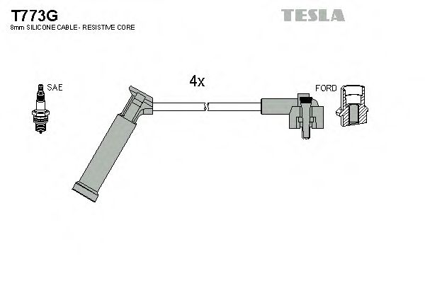 Imagine Set cablaj aprinder TESLA T773G