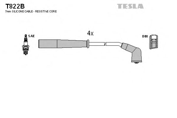 Imagine Set cablaj aprinder TESLA T822B