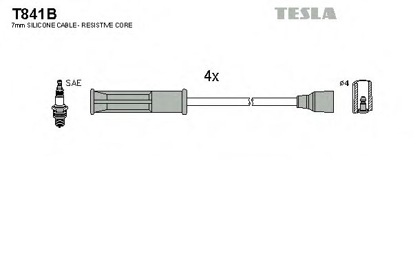 Imagine Set cablaj aprinder TESLA T841B