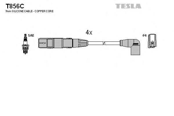 Imagine Set cablaj aprinder TESLA T856C