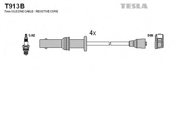 Imagine Set cablaj aprinder TESLA T913B