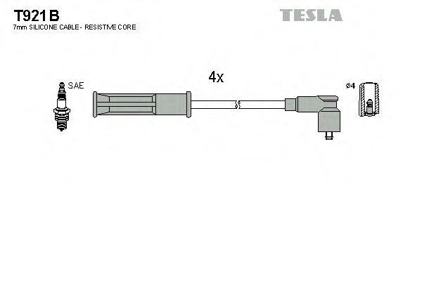 Imagine Set cablaj aprinder TESLA T921B