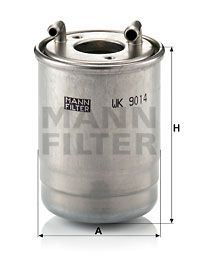 Imagine filtru combustibil MANN-FILTER WK 9014 z